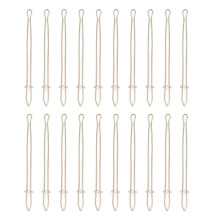 20 Stück Metall-Kordeleinfädler, elastischer Einfädler