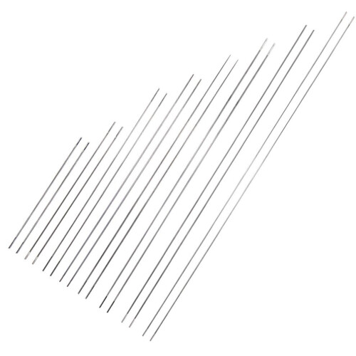 16pcs Middle Opening Beading Needle 8 Sizes Big 1