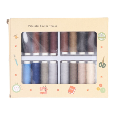 20 Colors Sewing Threads Kits 328ft Polyester