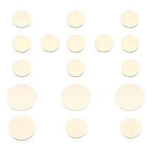 17Pcs Clarinet Pads Cork Sound Insulation Friction