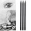 3 stuks Pure Carbon Schetspotloden Professioneel 5
