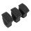 3 stuks rubberen drumvoetjes voor basdrum en snaredrum 3
