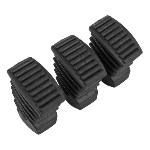 3 stuks rubberen drumvoetjes voor basdrum en snaredrum 2