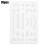 10Pcs 27 Holes Erasing Shield Multipurpose 1