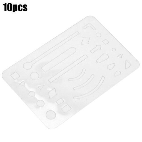 10Pcs 27 Holes Erasing Shield Multipurpose 1
