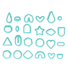 24 Pcs Polymer Clay Cutters Various Shapes DIY
