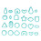 24 st Polymer Clay Cutters Olika Former DIY 1