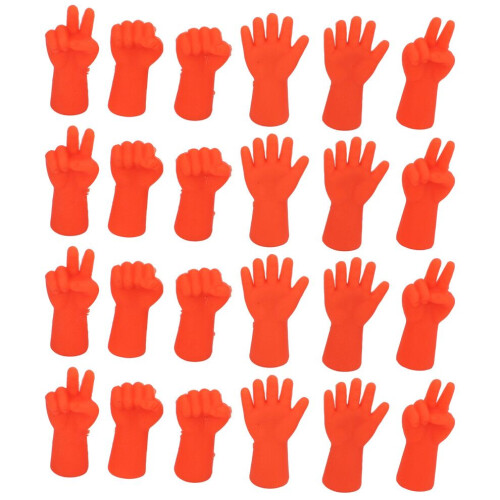 24 st sticknålstoppare gummi stenpapper 1