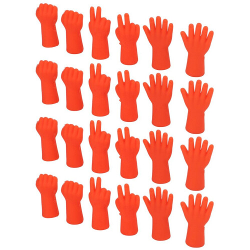 24 st sticknålstoppare gummi stenpapper 2