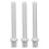 3pcs Sewing Machine Spool White Plastic Tailoring 1