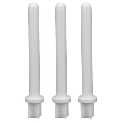 3pcs Sewing Machine Spool White Plastic Tailoring