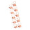 10 st pärmklämmor kärleksformade roséguldklämmor 5