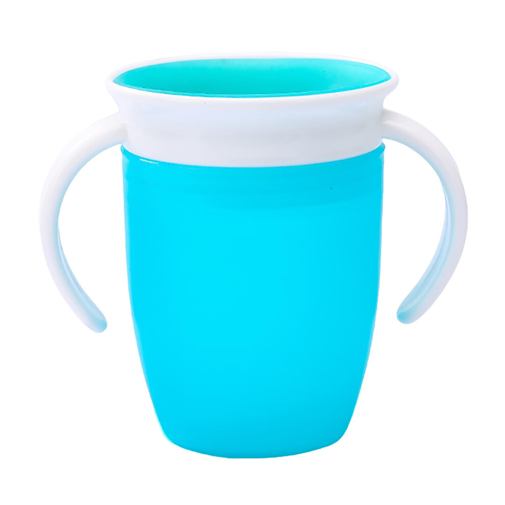 Baby Cup Leakageproof Infant Training Cup For Toddlers With Slipresistant Handles Small Portable Blue