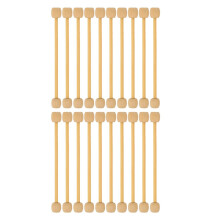 20pcs Mini Wood Tapestry Hanging Rods DIY Bamboo