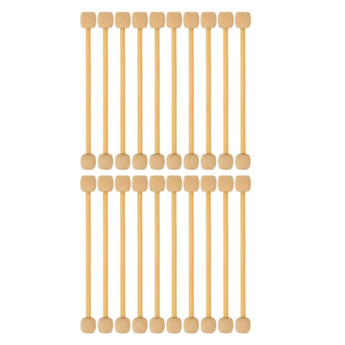 20 mini varillas de madera para colgar tapices de bambú DIY