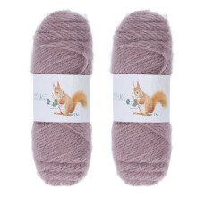 2 Stück Häkelgarn, handgestrickt, DIY-Produktion