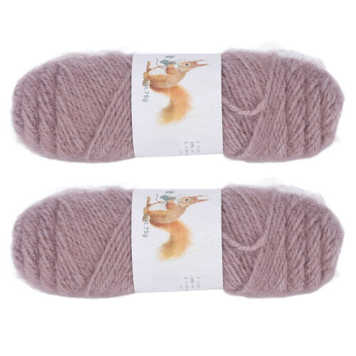 2 st virkgarn handstickad DIY-produktion 1