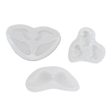 3Pcs Silicone Mold Angel Shape Flexible Soft