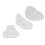 3Pcs Silicone Mold Angel Shape Flexible Soft 4