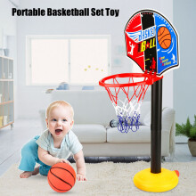Indoor/Outdoor Mini Basketball Training Set - Adjustable Height for Kids