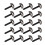 200pcs Decorative Metal Tack Trim Electroplating 2