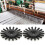 2pcs Knitting Machine Wheel Brush Accessory for 4