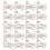 20 clips de papel con forma de perro y rosa 3