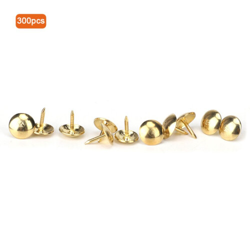 300PCS Upholstery Nails Tacks Stud Pushpin Smooth