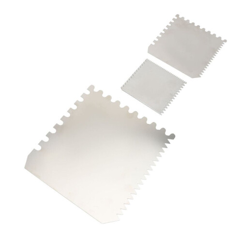 3 Pieces Serrated Clay Scrapers Multipurpose 2