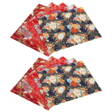 10 stuks katoenen stof in Japanse stijl met bronzen afwerking