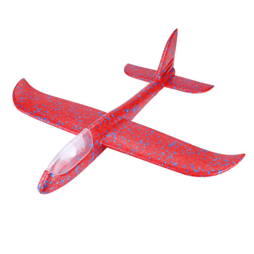 Exciting Night Flights with Shiny Red Mini Hand Launch Glider 2