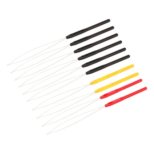 10Pcs Loop Needle Threader Plastic Handle Strong 1