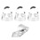 Finger Picks Metal Adjustable Hollow 3Pcs Index 4
