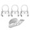 Finger Picks Metal Adjustable Hollow 3Pcs Index 5