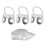 Finger Picks Metal Adjustable Hollow 3Pcs Index 3