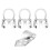 Finger Picks Metal Adjustable Hollow 3Pcs Index 2