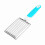Versatile Kitchen Cutter for Cheese Ham & More - Blue Stainless Steel 8