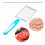 Versatile Kitchen Cutter for Cheese Ham & More - Blue Stainless Steel 7