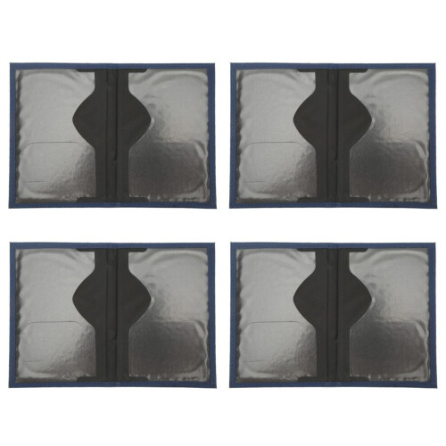 4 Pcs Passport Holder Soft Waterproof PU Leather 2