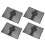 4 Pcs Passport Holder Soft Waterproof PU Leather 2