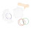 100pcs Plastic Floss Bobbins with Manual Bobbin 2