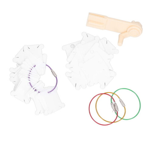 100pcs Plastic Floss Bobbins with Manual Bobbin 1