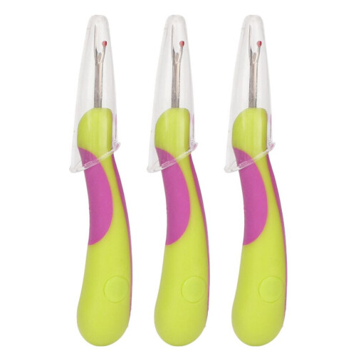 3pcs Sewing Seam Rippers High Sharpness Stainless