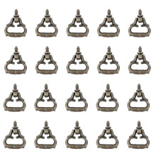 20Pcs Antique Drawer Pull Mini Size Threaded Zinc