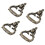 20Pcs Antique Drawer Pull Mini Size Threaded Zinc 2