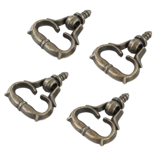 20Pcs Antique Drawer Pull Mini Size Threaded Zinc 1
