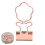 15 roségoldene Binderclips mit starker Klemmkraft 4