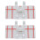2 stuks parallelle naaivoetjes van stevig plastic 1