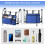 Bags For Folding Walker Cup Holder Basket Storage Organizer Pouch Blue 3