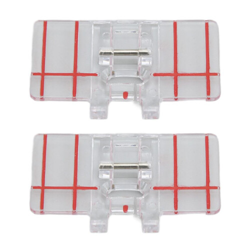 2 stuks parallelle naaivoetjes van stevig plastic 1